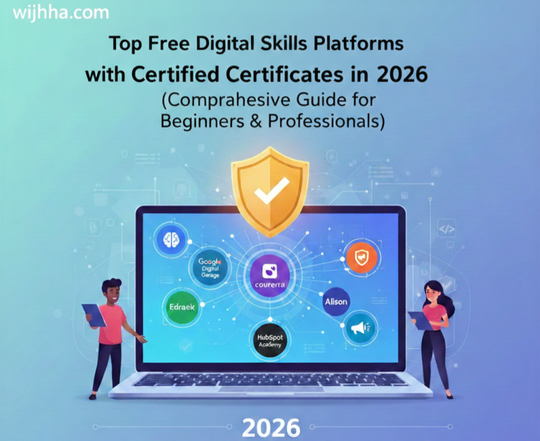 أفضل مواقع تعلم المهارات الرقمية مجانًا مع شهادات معتمدة في 2026 (دليل شامل للمبتدئين والمحترفين)